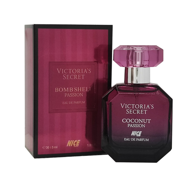 عطر جیبی زنانه نایس پاپت مدل Victoria Secret Coconut Passion با رایحه شیرین حجم 30 میلی‌لیتر