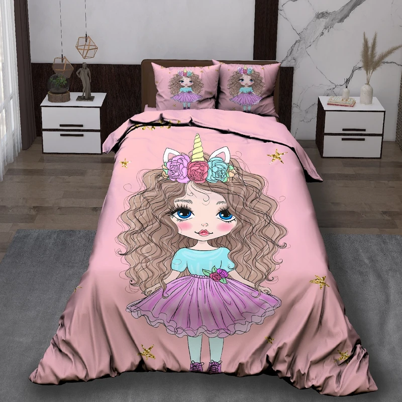 سرویس روتختی مدل Little princess یکنفره 5 تکه