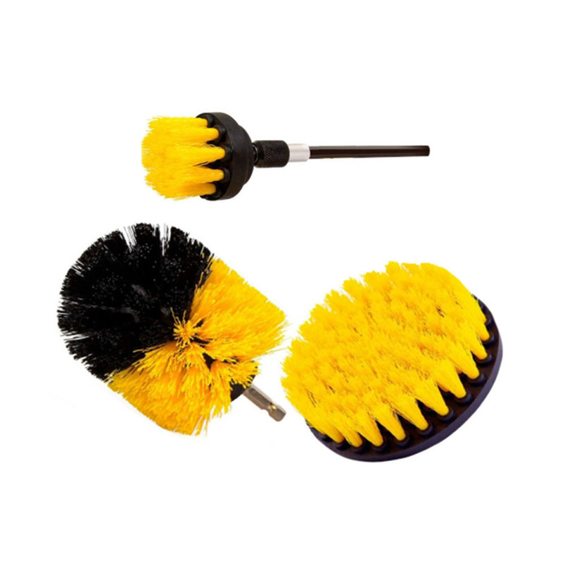 فرچه سر دریلی مدل Brush Head مجموعه 4 عددی