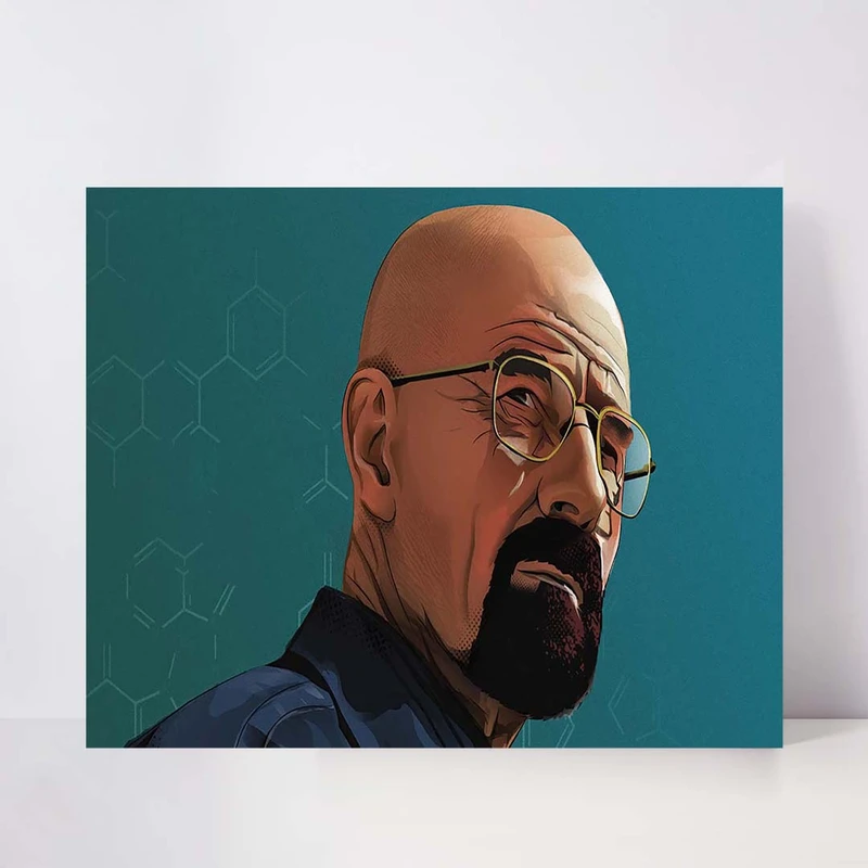 تابلو شاسی مدل walter white in breaking bad کد S-18047