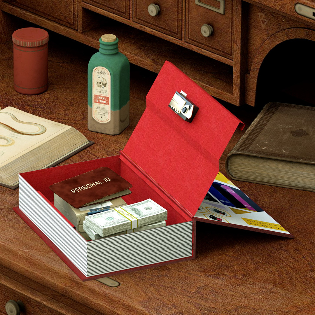 گاوصندوق کتابی مخفی سدید مدل Safebox