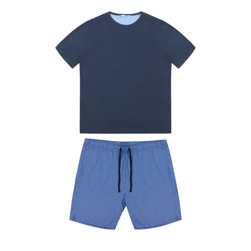 ست تی شرت و شلوارک مردانه لوچیانو مدل jghgh