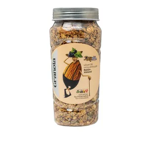 گرانولا جودوسر پرک و بادام و مویز میکس شده با شیره خرما درین کام  - 350 گرم