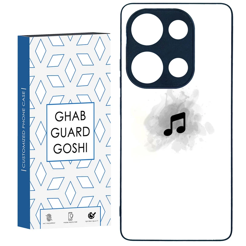 کاور قاب گارد گوشی طرح موزیک کد TPU-267 مناسب برای گوشی موبایل شیائومی Redmi Note 13 Pro 4G / Poco M6 Pro 4G