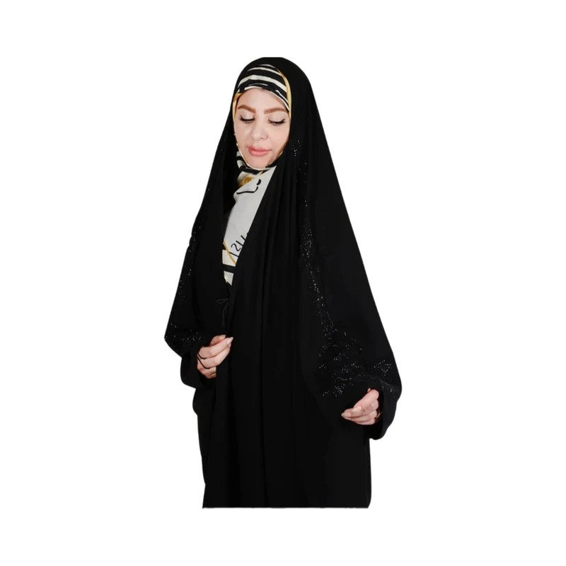 چادر عربی مدل نگینی پر کار