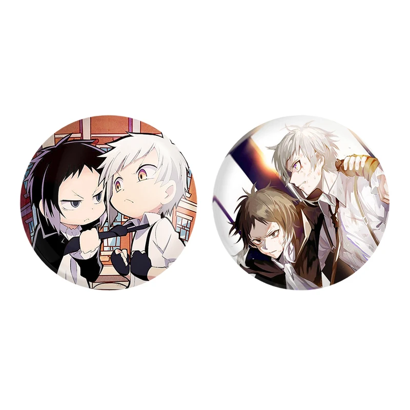 پیکسل خندالو مدل آتسوشی و آکوتاگاوا انیمه سگ های ولگرد بانگو کد 1565415659 مجموعه 2 عددی