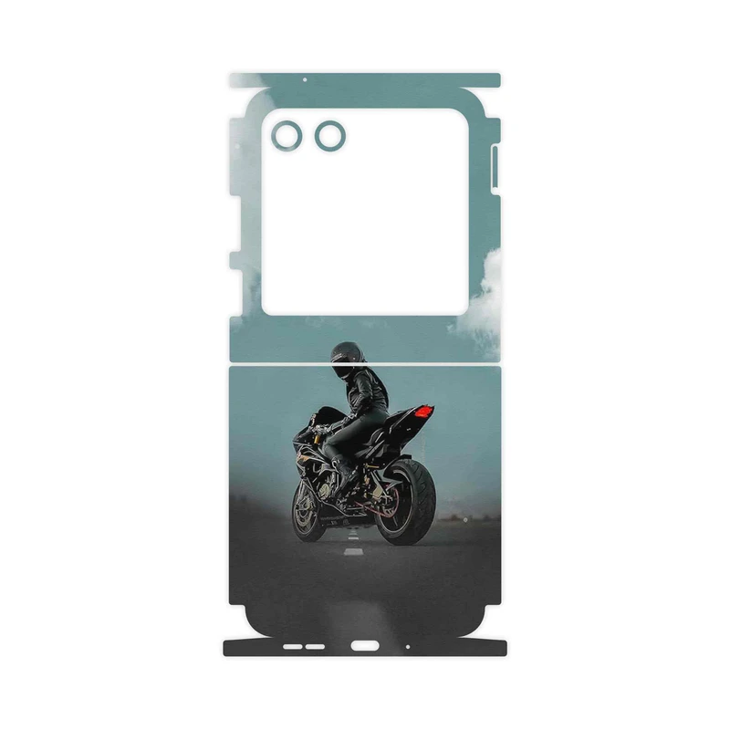 برچسب پوششی ماهوت مدل Motorcycling-FullSkin مناسب برای گوشی موبایل موتورولا Razr 40 Ultra