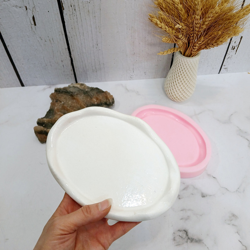 قالب مدل سینی طرح بیضی دفرمه