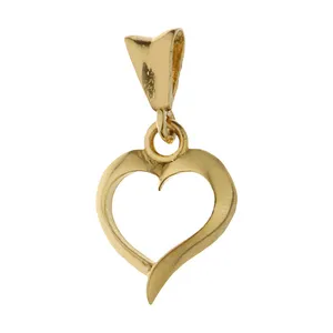 آویز گردنبند طلا 18 عیار زنانه الن نار مدل 1399