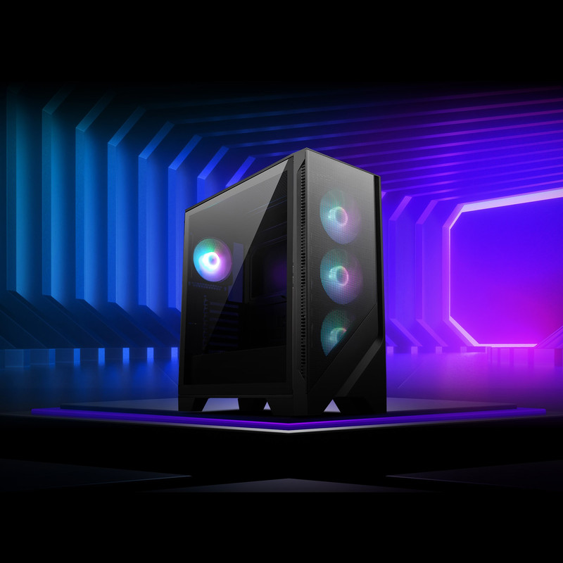 کیس کامپیوتر گیمینگ ام اس آی مدل MAG FORGE 320R AIRFLOW