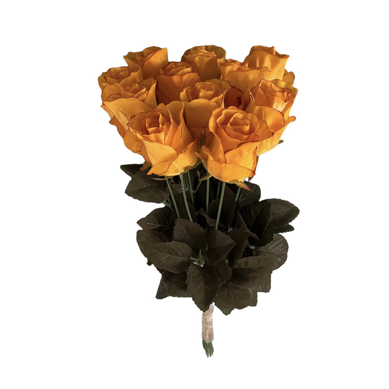 دسته گل مصنوعی مدل رز بسته 11 عددی