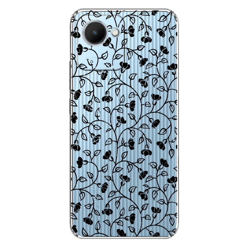 کاور مگافون طرح گل مدل C42-B مناسب برای گوشی موبایل ریلمی C30 / C30s