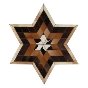 کلاژ فرش پوست و چرم کمالی مدل AD-00437