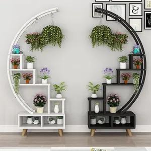 استند گلدان مدل نیم دایره بسته 2 عددی