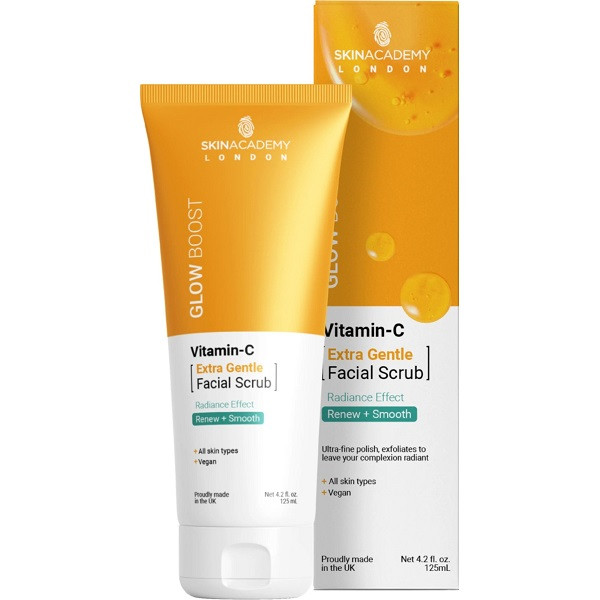 اسکراب لایه بردار اسکین آکادمی مدل گلو بوست حجم 125 میلی لیتر