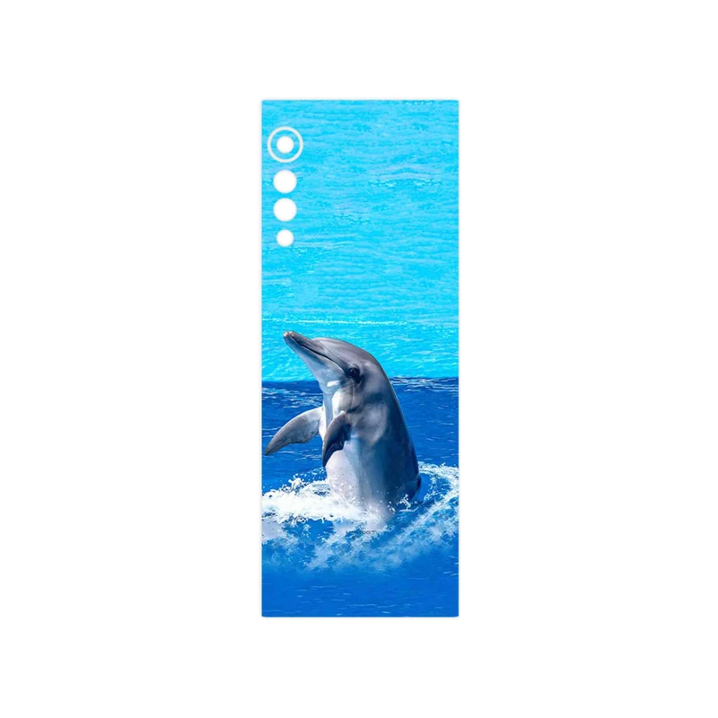 برچسب پوششی ماهوت مدل Dolphin مناسب برای گوشی موبایل ال جی Velvet 5G
