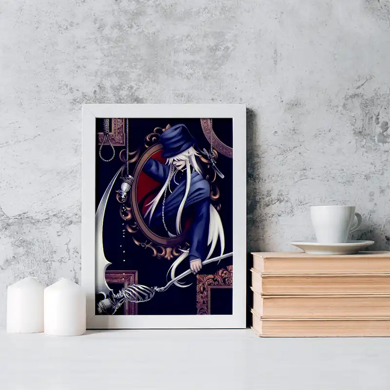 تابلو خندالو مدل اندرتیکر انیمه خادم سیاه کد 16335