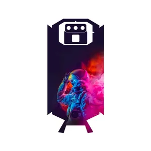 MAHOOT Smoke Rainbow Digital Art 1 Cover Sticker for Doogee S70