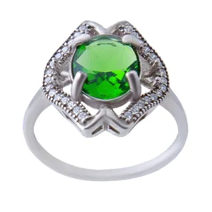    انگشتر نقره زنانه بازرگانی میلادی کد AWR_556