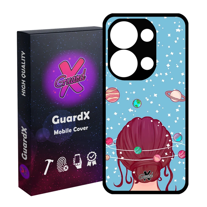 کاور گارد ایکس طرح Girl مناسب برای گوشی موبایل شیائومی Redmi Note 13 Pro 4G / Poco M6 Pro 4G