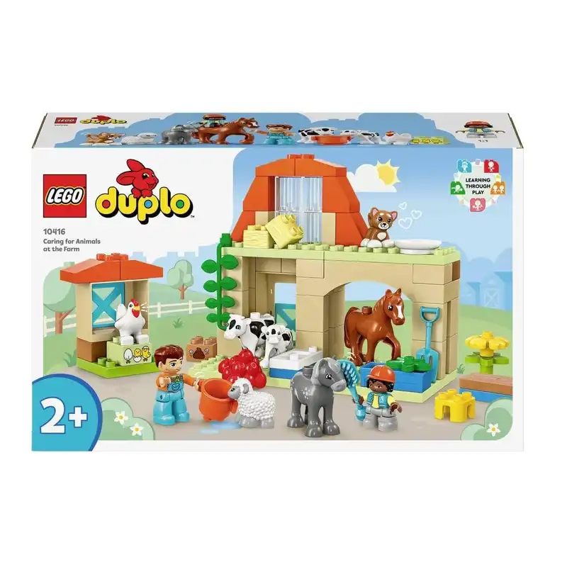 لگو 74 تکه سری Duplo مدل Caring for Animals at the Farm کد 10416
