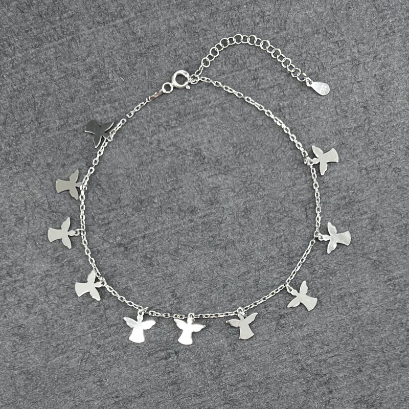 پابند نقره زنانه گیرا مدل 575