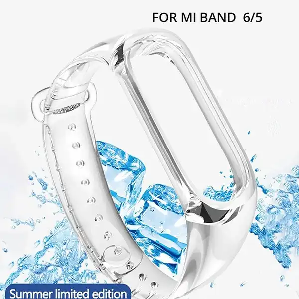 بند مدل RAINBOW مناسب برای مچ بند هوشمند شیائومی MI BAND 5/6