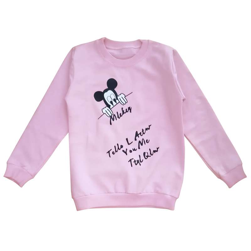 سویشرت دخترانه مدل میکی موس