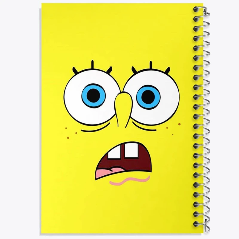 دفتر شطرنجی 50 برگ خندالو طرح باب اسفنجی کد 1322