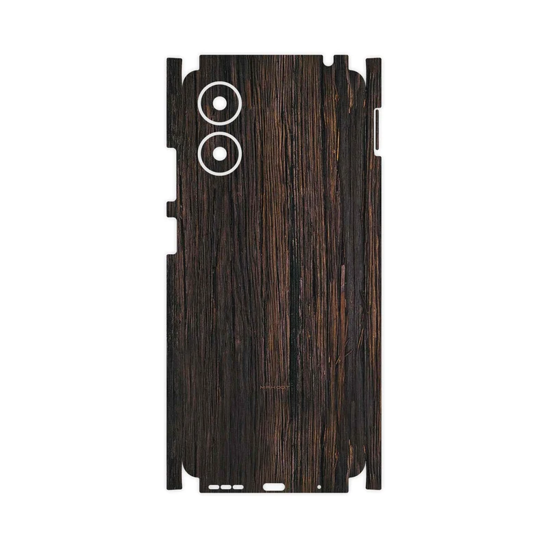 برچسب پوششی ماهوت مدل Burned_Wood-FullSkin مناسب برای گوشی موبایل موتورولا Moto G04s