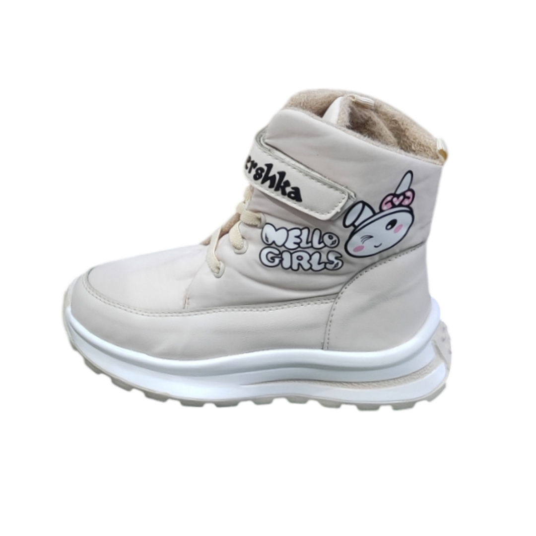 نیم بوت دخترانه مدل چسبی