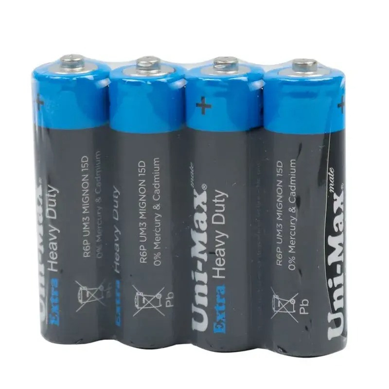 باتری قلمی یونی مکس مدل Extra Heavy Duty R6P-UM3 بسته 40 عددی 3