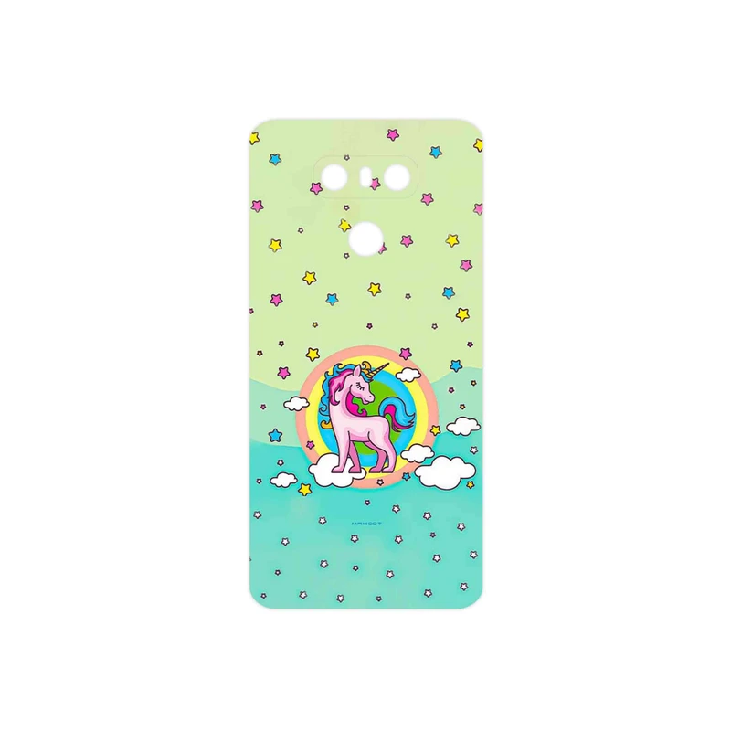 برچسب پوششی ماهوت مدل Rainbow unicorn adventure مناسب برای گوشی موبایل ال جی G6