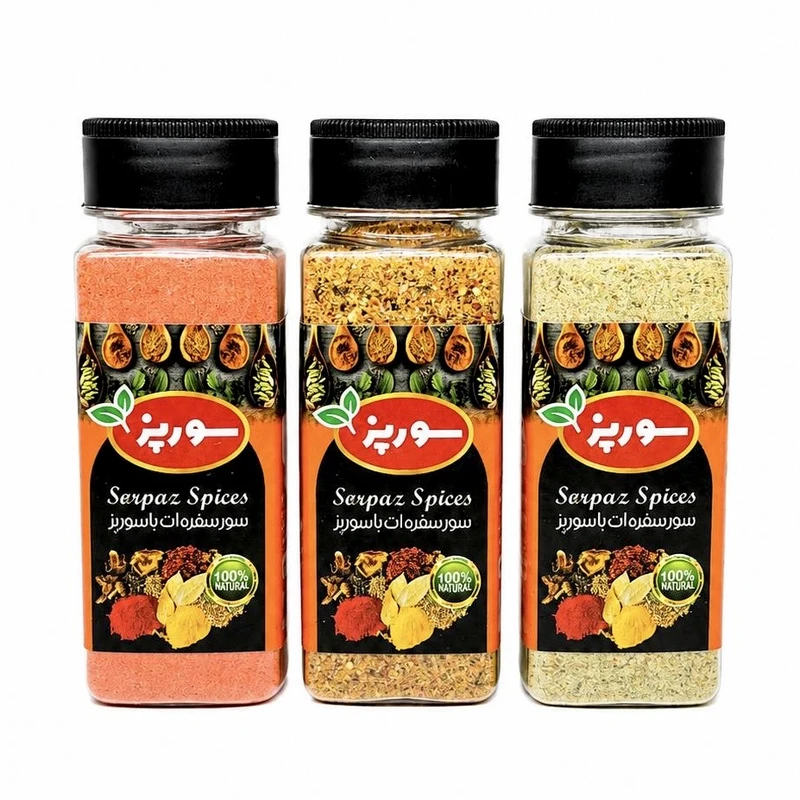 ادویه برگرکلاسیک و پنیر چدار و سیب زمینی نیویورکی سورپز  - 270 گرم بسته 3 عددی