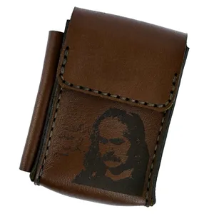 کیف سیگار بلوط لدر طرح اخوان ثالث