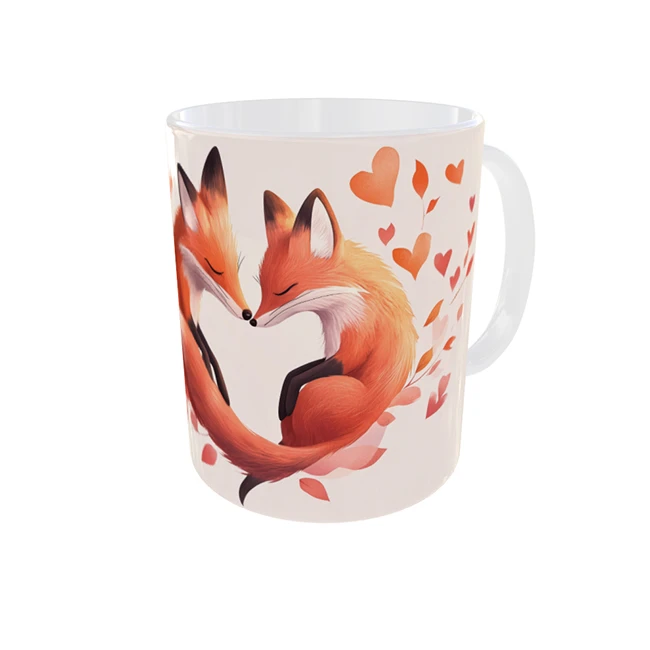 ماگ مدل عشق طرح روباه عاشق کد ghalb7