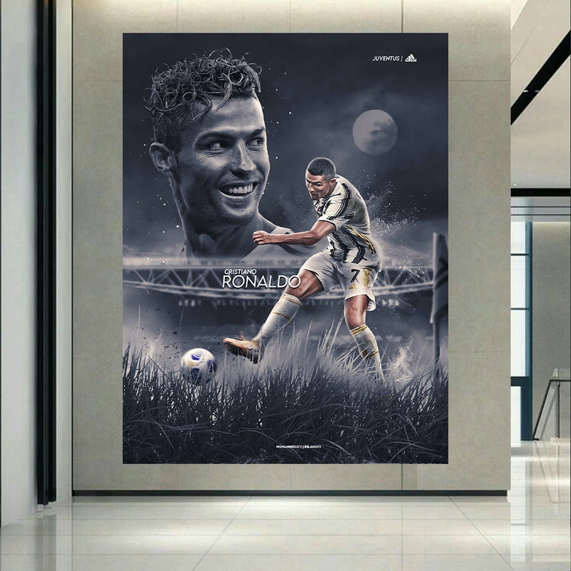پوستر دیواری طرح کریستیانو رونالدو مدل اسطوره کد PD130255