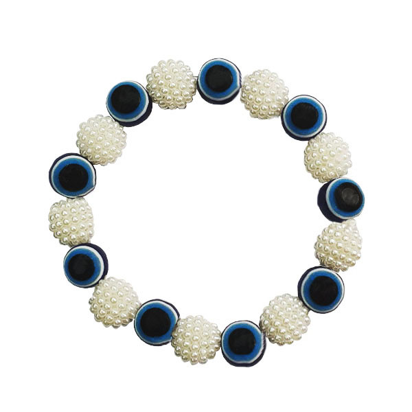 دستبند دخترانه مدل چشم و نظر کد 55