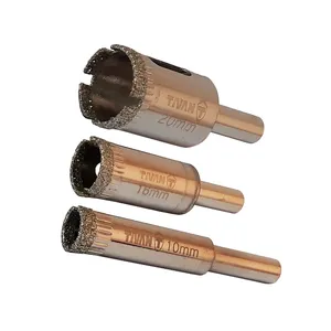 مته گردبر شیشه تیوان مدل HT - 00101620 مجموعه سه عددی