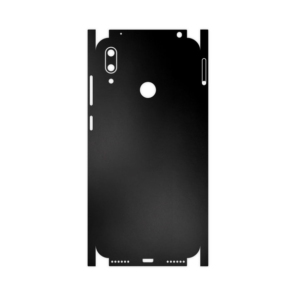 برچسب پوششی ماهوت مدل Black-Matte-FullSkin مناسب برای گوشی موبایل هوآوی Y7 Prime 2019