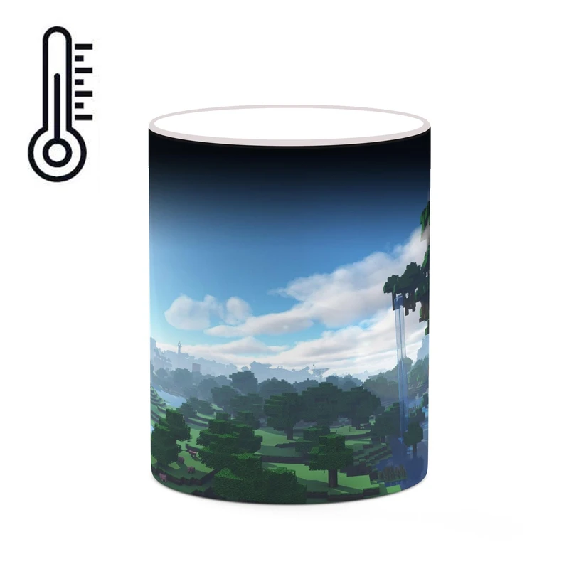 ماگ حرارتی کاکتی طرح ماینکرافت minecraft مدل mgh41215