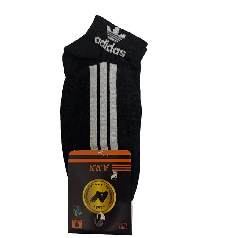 جوراب ساق کوتاه زنانه مدل اسپرت ۳ خط کد ۲۲۲