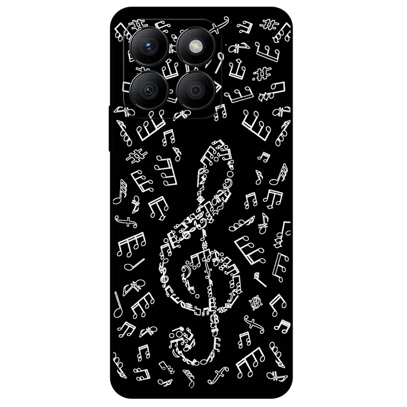 کاور مگافون طرح نوت موسیقی مدل 1370 مناسب برای گوشی موبایل آنر X8B     