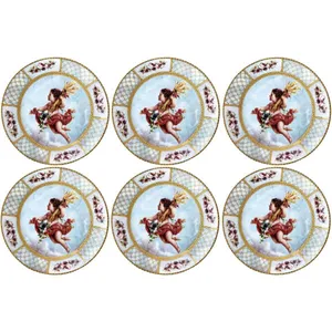 بشقاب لمونژ مدل SY-77410 بسته 6 عددی 