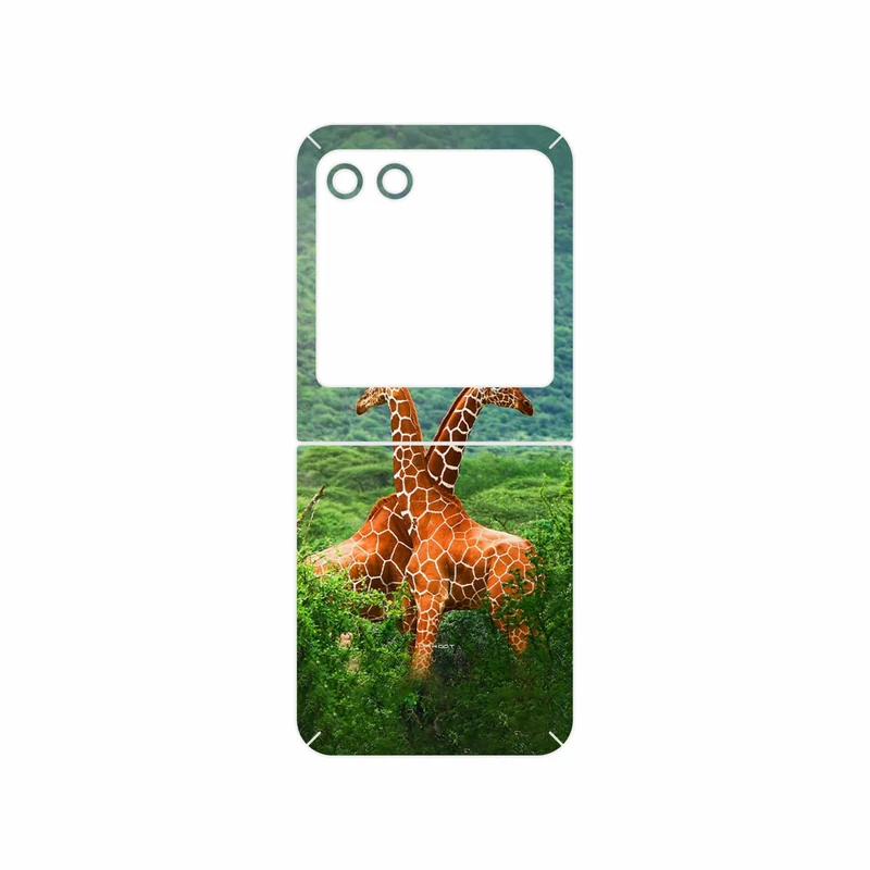 برچسب پوششی ماهوت مدل Giraffe مناسب برای گوشی موبایل موتورولا Razr 40 Ultra