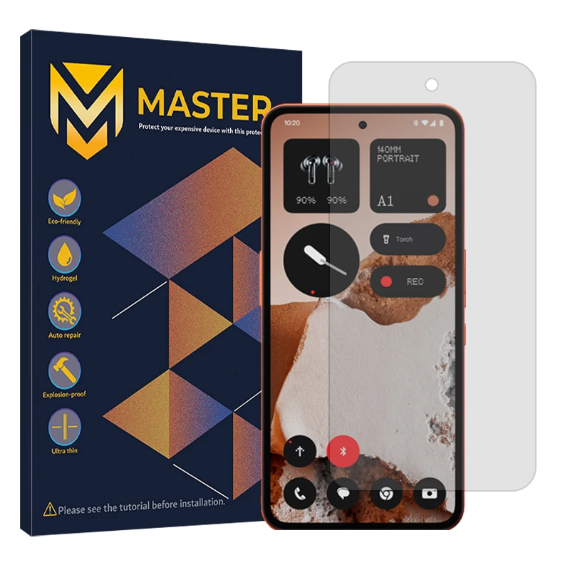 محافظ صفحه نمایش شفاف مستر مدل Resistant مناسب برای گوشی موبایل ناتینگ CMF Phone 2 Pro