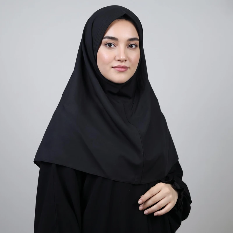 مقنعه مدل کرپ ساده