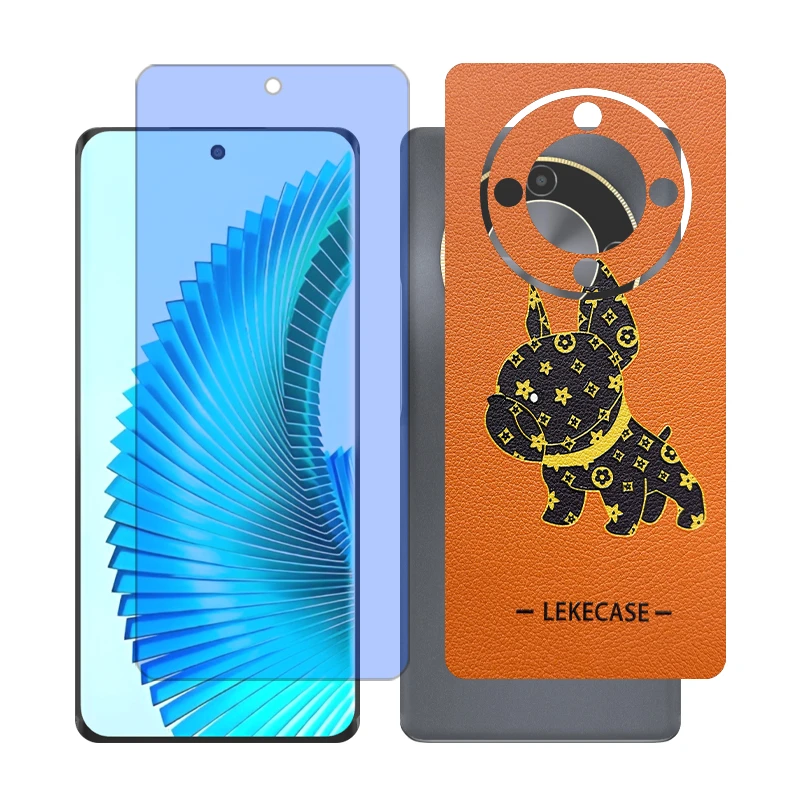 محافظ صفحه نمایش آنتی بلو گلس مدل Together مناسب برای گوشی موبایل آنر X9b به همراه برچسب پوششی پشت گوشی