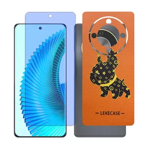 Glass together model blue cut screen protector suitable for Honor X9b mobile phone with back cover sticker