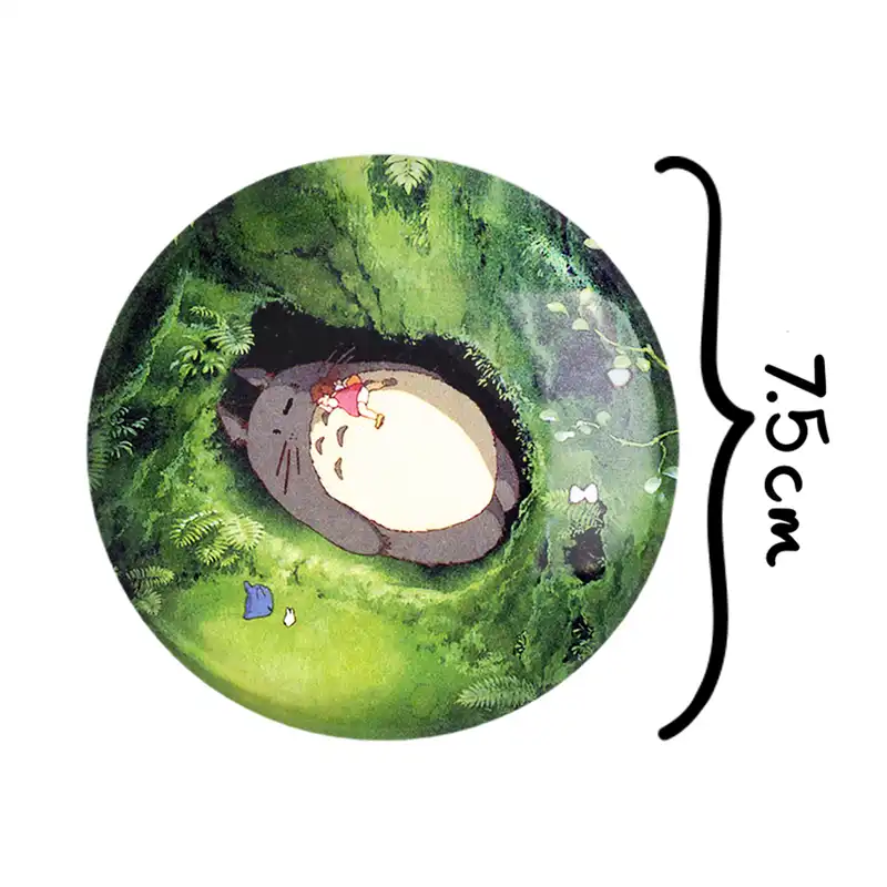 آینه جیبی خندالو طرح انیمه توتورو Totoro مدل تاشو کد 12818